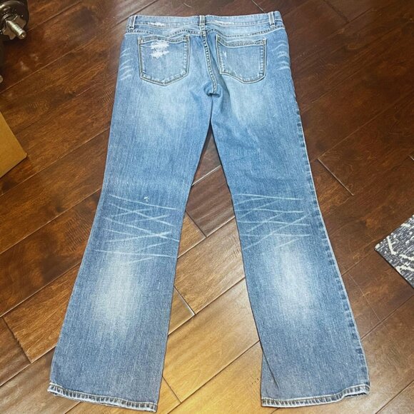 London Jeans Bootcut Distressed size 6 - Picture 8 of 10